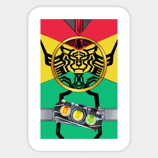 KAMEN RIDER OOO SUPER TATOBA COMBO Sticker